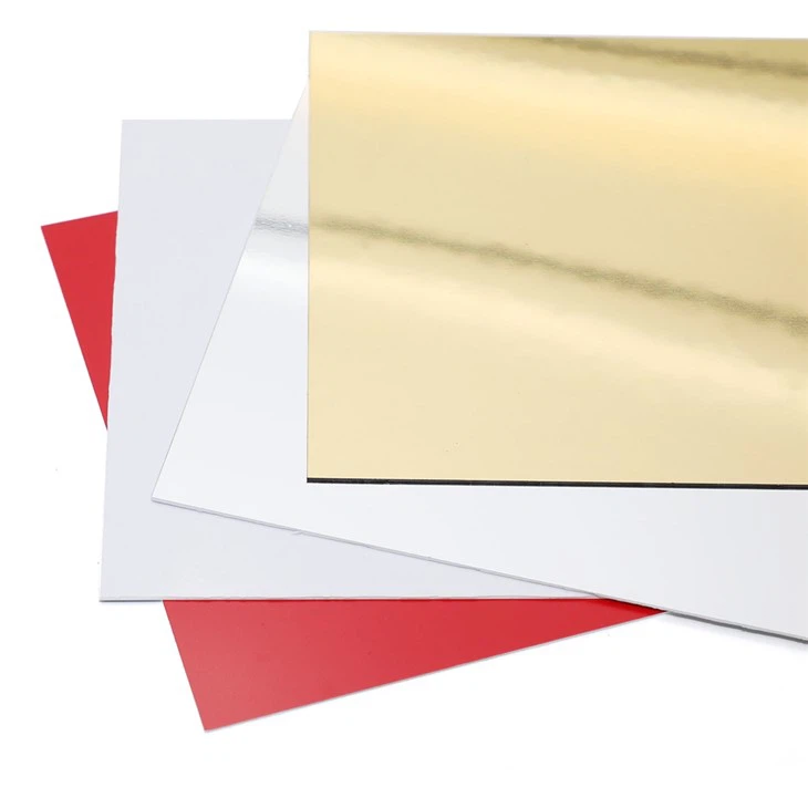 Silver Mirror ABS Double Color Sheet